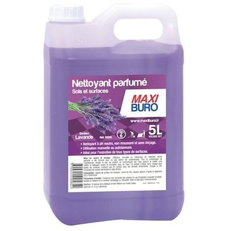 Nettoyant sols et surfaces 5L parfum lavande - Maxiburo