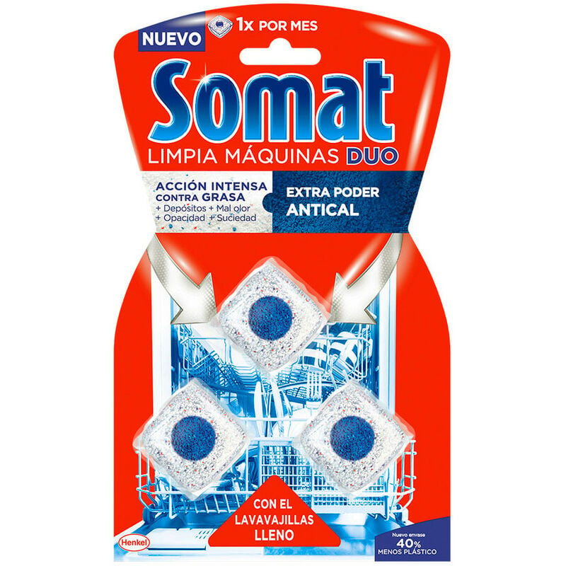 Nettoie Les Machines Somat 3 Dose (PLEIN Lave-Vaisselle) Somat