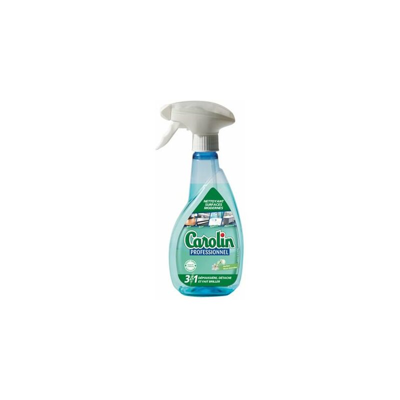 Nettoyant spray surfaces modernes 3 en 1 Carolin - spray 400 ml