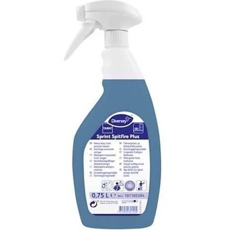Nettoyant surpuissant 5L – Élimine graisses, huiles, encre – Spray prêt à l’emploi – Pour surfaces lavables résistantes à l’eau – Diversey