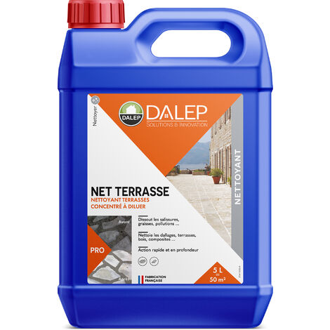 Nettoyant Terrasses Concentré NET TERRASSE - Bidon 5 L DALEP - 1.04.0047.03
