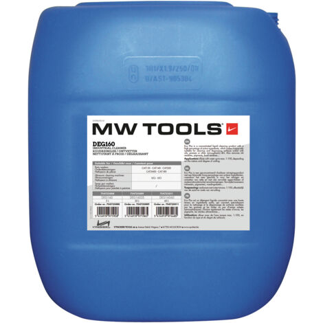 Nettoyant universel prêt à l'emploi à base de solvant bidon de 25L MW Tools DEG16025