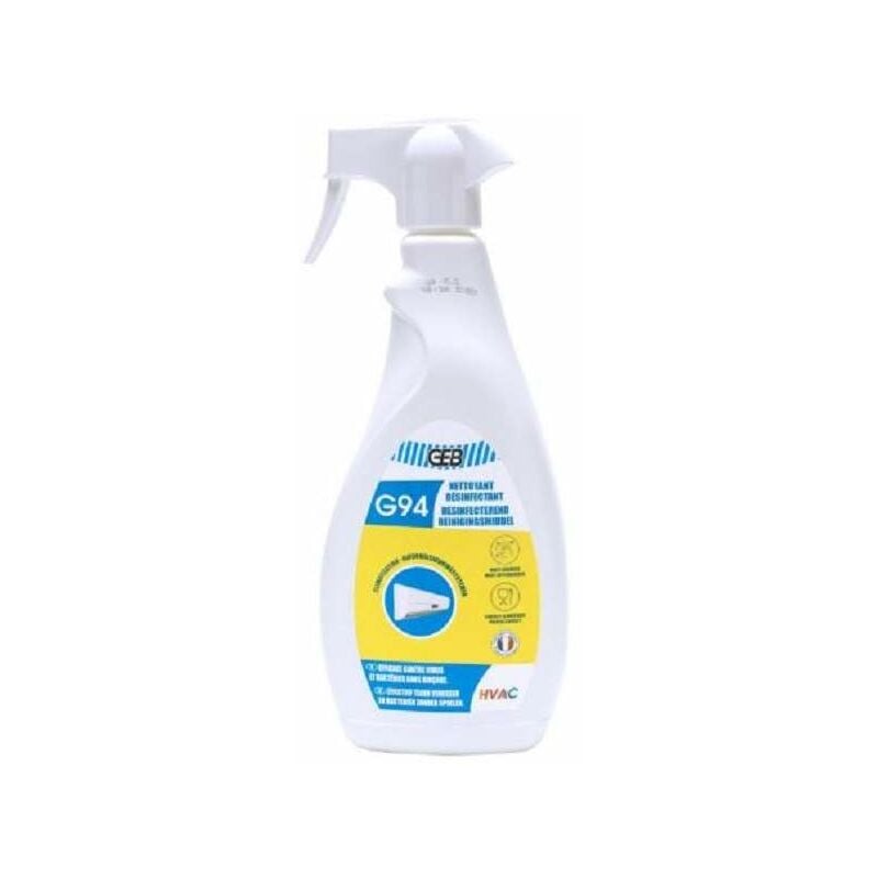 Nettoyant désinfectant sans rinçage pour unité intérieure de climatisation, 750 ml GEB