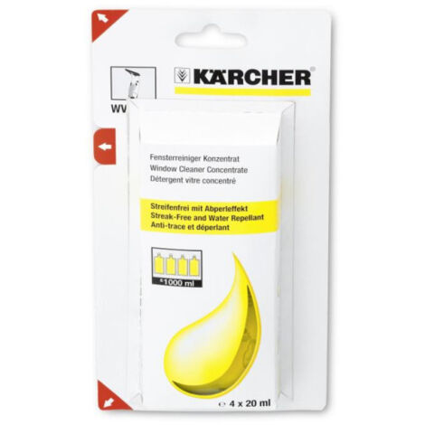 Nettoyant vitres concentré Karcher 4x20 ml