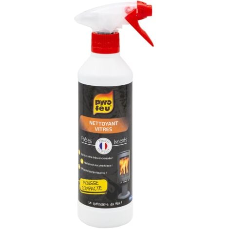 Nettoyant vitres de foyer d'insert et poêle Pyrofeu 500ml