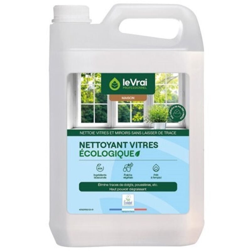 LE VRAI PROFESSIONNEL - Nettoyant vitres écologique 5 l