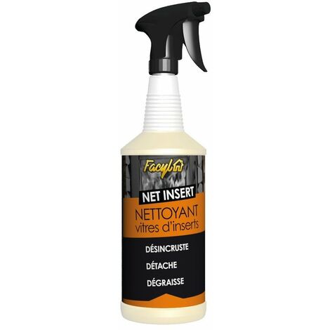 Nettoyant vitres insert 1L – Dissout suie, goudron et graisses – Application par pulvérisation – Résultat professionnel sans effort – Facyl