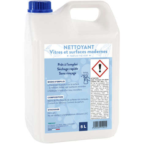 NETTOYANT VITRES SURFACES MODERNES 5L 091001