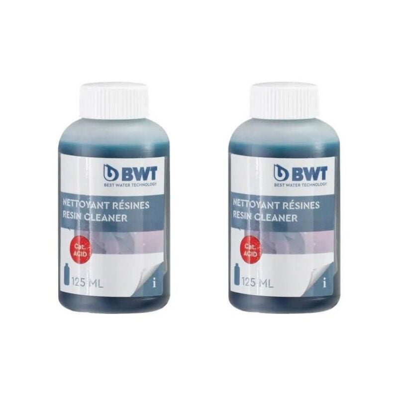 Nettoyants résine BWT Stericlean - Nettoie efficacement les résines échangeuses d'ions de l'adoucisseur - 2 x 125ml