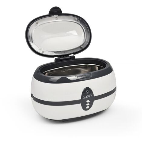 Nettoyeur à Ultrasons 600ML- Appareil Nettoyeur Domestique avec Panier Nettoyage et Support Automatique