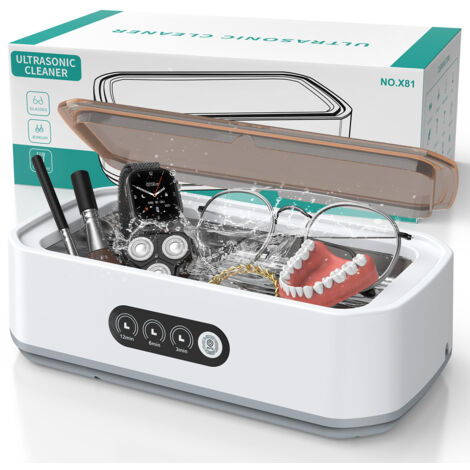 Nettoyeur à ultrasons 650 ml – Fréquence 45 kHz – 4 modes de nettoyage – Bac en acier inoxydable pour - 48KHz