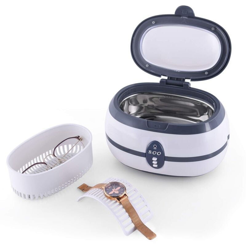 Nettoyeur a Ultrasons 800ML Nettoyeur Ultrasonique Portable Professionnel Machine a Laver Bijoux