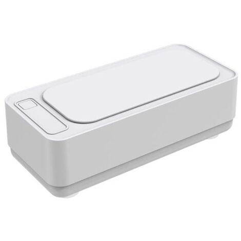 Nettoyeur à ultrasons, nettoyeur de lunettes portable à faible bruit 45KHZ ABS Nettoyeur à ultrasons pour bijoux