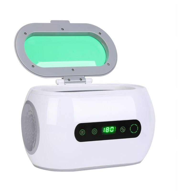 Nettoyeur à Ultrasons Professionnel 600ml, Appareil de Nettoyage pour Lunettes, Montres, Bijoux, Prothèses Dentaires, Ustensiles