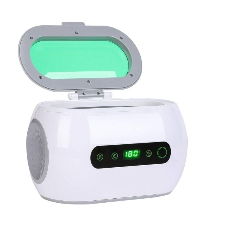 Nettoyeur à Ultrasons Professionnel 600ml, Appareil de Nettoyage pour Lunettes, Montres, Bijoux, Prothèses Dentaires, Ustensiles