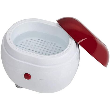 Nettoyeur à Ultrasons,Mini Nettoyeur de Bijoux,Petite Machine de Nettoyage à Ultrasons pour Bijoux,Pour Lunettes,Bijoux,Montres,Dentiers
