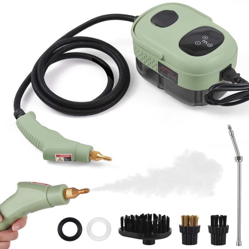 Nettoyeur à vapeur haute pression 2500 W Machine de nettoyage à vapeur sous pression haute température 1100 ml Nettoyeurs à vapeur portables à 3 bars