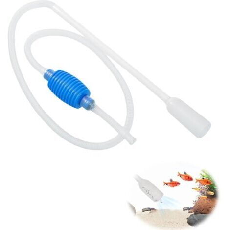 Nettoyeur d’Aquarium - Kit Pompe pour Entretien Aquatique - Siphon Puissant pour Vidage Complet avec Filtre à Gravier - Accessoire Écologique et Économique