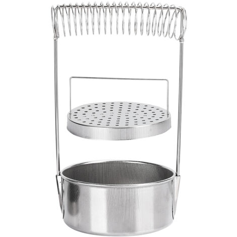 Nettoyeur de Brosses à Peinture en Acier Inoxydable, Récipient de Lavage pour Pinceaux et Stylos à Huile