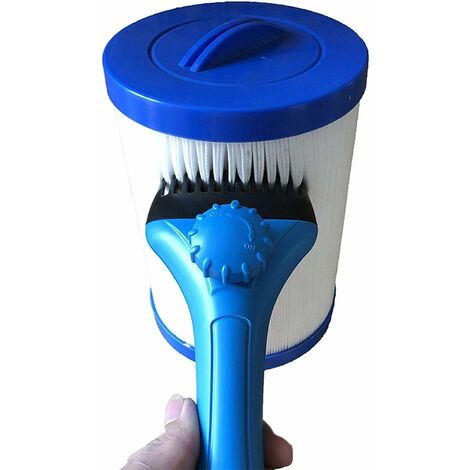 Nettoyeur De Cartouche Filtrante De Piscine, Filtre De Spa,brosse De Nettoyage,Débris,té,Solvant Pour Cheveux,résistant,Peigne De Filtrage Efficace,Outil De Nettoyage Portatif,Outil De Nettoyage
