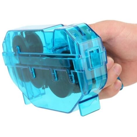 Nettoyeur de chaîne de vélo ABS de nettoyage tridimensionnel rapide, nettoyant de chaîne de vélo, accessoire de vélo chaîne de