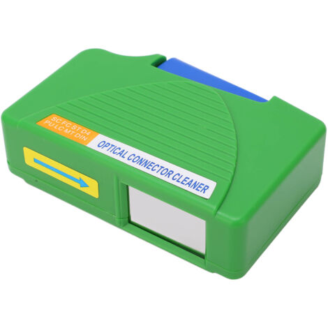 Nettoyeur de Connecteurs Fibre Optique Portable - Boîte de Nettoyage pour SC/FC/ST/LC en ABS Efficace