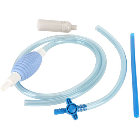 Nettoyeur de fond d'aquarium manuel avec valve de sortie – PVC 2,6 m