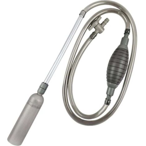 Nettoyeur de fond pour aquarium - Aspirateur pour aquarium - 260 cm - Qualité supérieure - Tuyau d'aspiration - Vanne d'arrêt - Tubes robustes - Grille de filtration