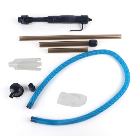 Nettoyeur de Gravier Électrique pour Aquarium avec Pompe à Eau et Extracteur de Boue