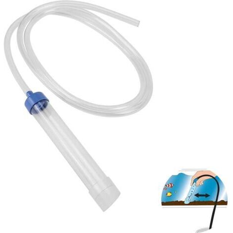 Nettoyeur de gravier pour aquarium Siphon Aquarium Aspirateur Filtre à Eau Siphon Pompe à eau Pompe à siphon pour aquarium Avec tuyau de 150 cm pour Aquarium pour Le Nettoyage du Sable de Gravier