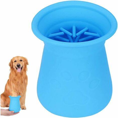 Cocopar nettoyeur patte chien avec brosses en silicone souple gobelet de  nettoyage portable des pieds 8.5*7.5*11cm bleu - Cdiscount Animalerie