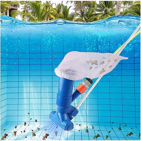 Nettoyeur de Piscine à Aspiration Manuelle, Aspirateur Piscine, Aspirateur Spa, Aspirateur Précis pour Piscine, pour Le Nettoyage de la Piscine - Peut Être Fixé au Tuyau D'Arrosage