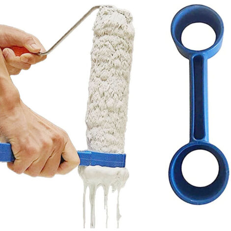 Nettoyeur de rouleau à peinture – Grattoir et lave-rouleau – Pour bricolage