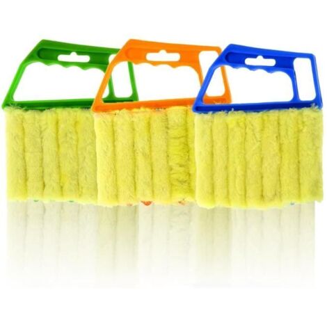 Nettoyeur de Store Vénitien,Brosse de Nettoyage pour Stores Vénitiens,Volets Duster pour Convient au Nettoyage des Volets, (3pcs),yd