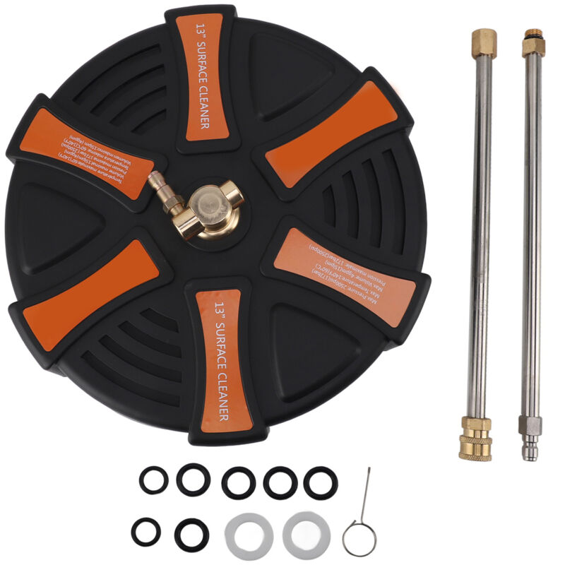 Eosnow - Nettoyeur de Surface à pression de 13 pouces, pression de travail de 2500PSI, prise rapide de 1/4 pouces avec 2 accessoires de baguette