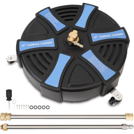 Nettoyeur de Surface de 16 Pouces, Interface de Connexion Rapide pour Les Zones de Jardin, Les Allées et Les Trottoirs
