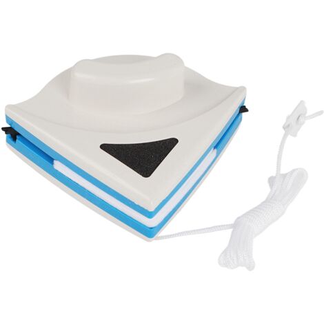 Nettoyeur de Vitre Magnétique Double Face en Forme de Triangle pour Fenêtres, 3‑8mm