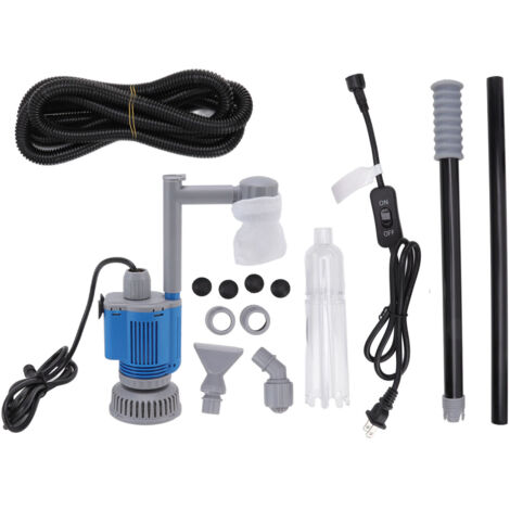 Nettoyeur Électrique de Gravier pour Aquarium 1700L/H 28W – Puissant et Compact pour Eau Douce ou de Mer