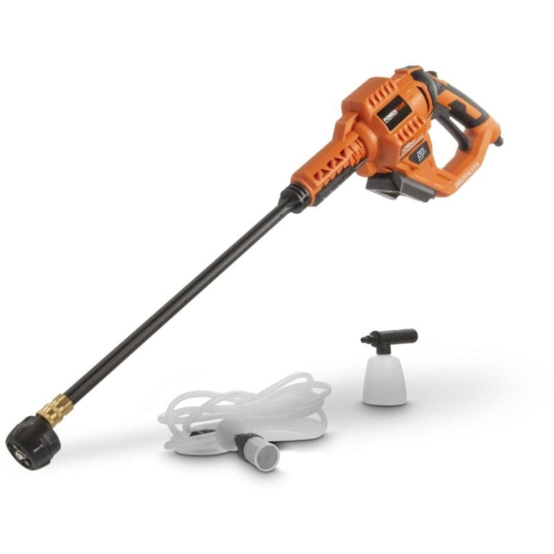 Powerplus - Dual Power Nettoyeur Haute Pression sur Batterie POWDPG80620 - Nettoyeur de Terrasse sans Fil de 20 v, Fonction Start/Stop, Pression de