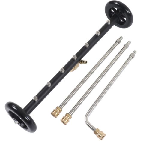 Nettoyeur haute pression 4000 psi – 2 en 1 pour nettoyage châssis et surfaces extérieures – 3 baguettes d'extension incluses - PSI 2 EN