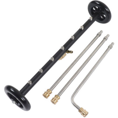 Nettoyeur haute pression 4000 psi – 2 en 1 pour nettoyage châssis et surfaces extérieures – 3 baguettes d'extension incluses - PSI 2 EN