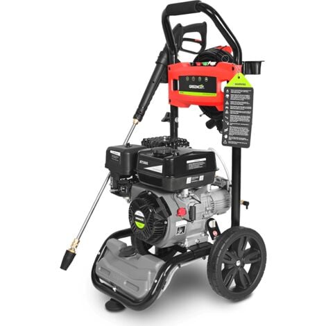 Nettoyeur haute pression 8cv moteur a essence 208cc 160BAR 2321PSI-GREENCUT