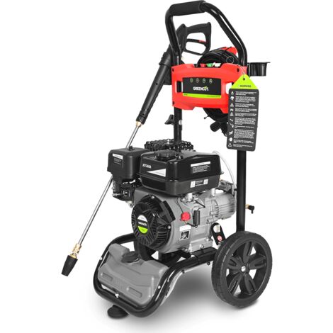 Nettoyeur haute pression 8cv moteur à essence 208cc 160BAR 2321PSI-GREENCUT