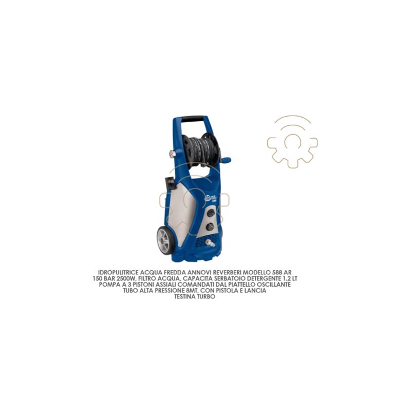 Nettoyeur haute pression a eau froide Annovi Reverberi mod 588AR 150bar 2500W