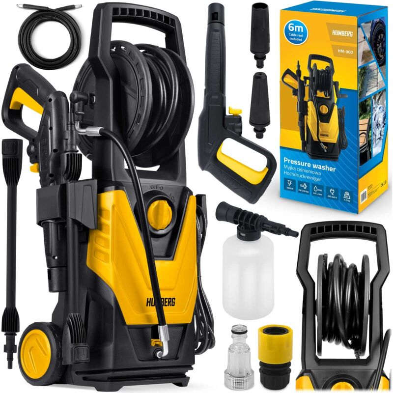 Nettoyeur haute pression avec dévidoir 1800W Humberg HM-300