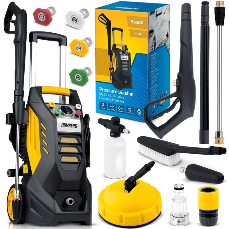 Nettoyeur haute pression avec dévidoir 2500W Humberg HM-302