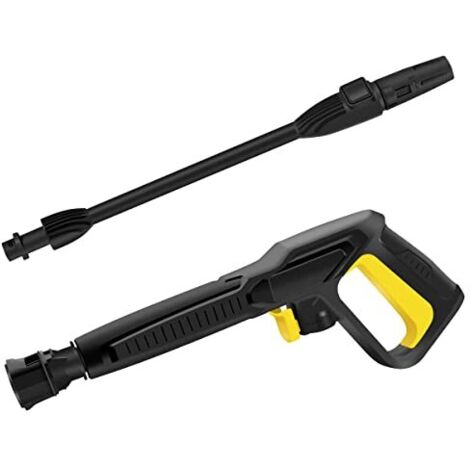 Nettoyeur haute pression avec pistolet de nettoyage professionnel, équipé d'une buse réglable, machine de nettoyage haute pression, pistolet mural pour lavage de voiture.