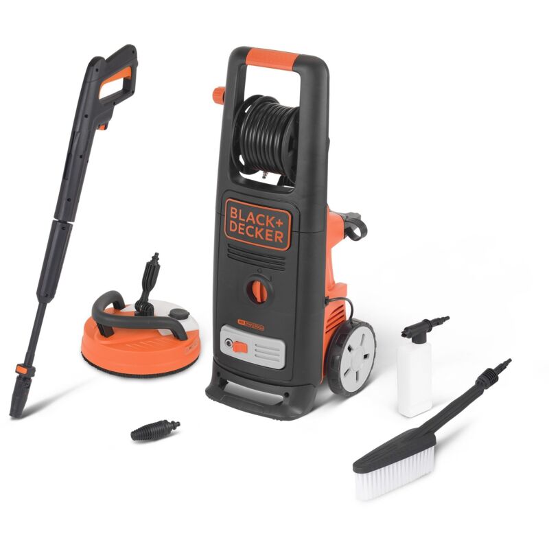 Nettoyeur Haute pression Black & Decker 2200W 150 Bar 440 L/h Patio cleaner et brosse fixe