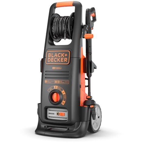 Black & Decker – Nettoyeur haute pression électrique 2500 W – Pression 150 bar – Débit 810 l/h – Flexible 8 m – Système Dualtech pour nettoyage intensif - BXPW2500DTS