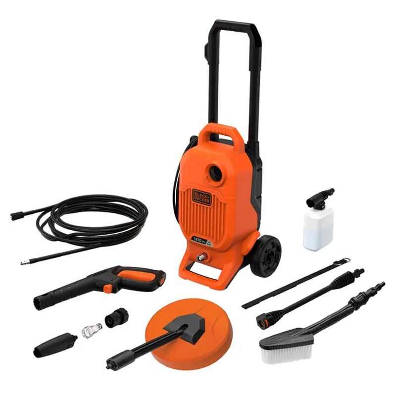 Black&decker - Nettoyeur Haute Pression black+decker BEPW1700KIT-QS - 1700W - 125 bar - Kit Terrasse